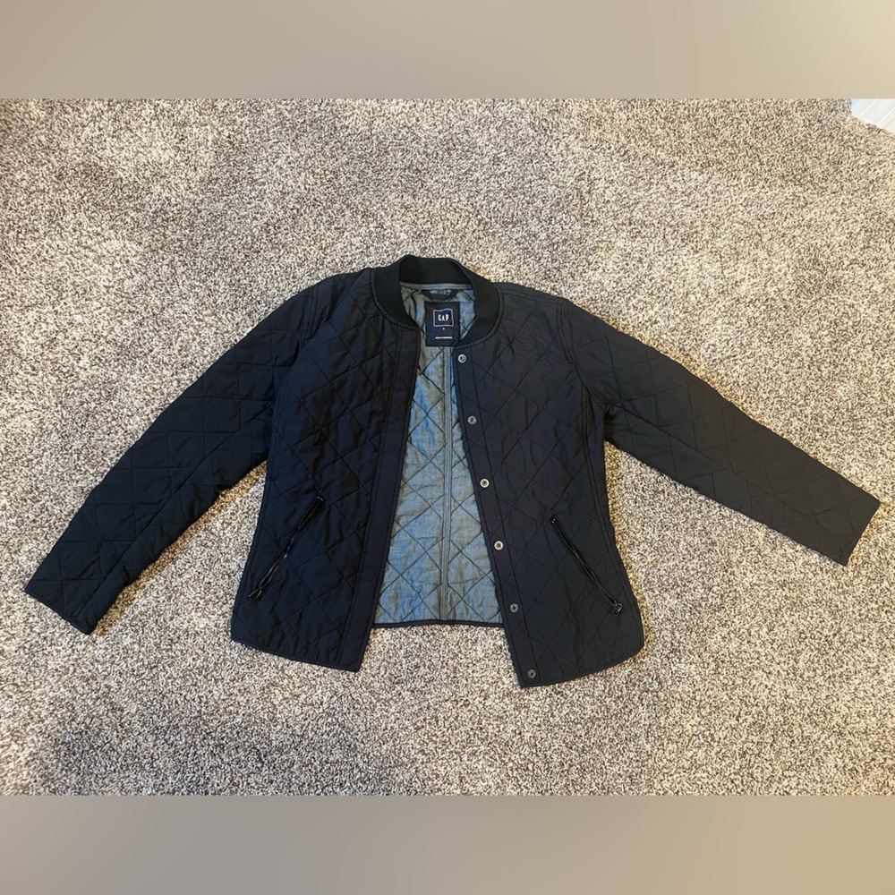 Womens Quilted Black Jacket